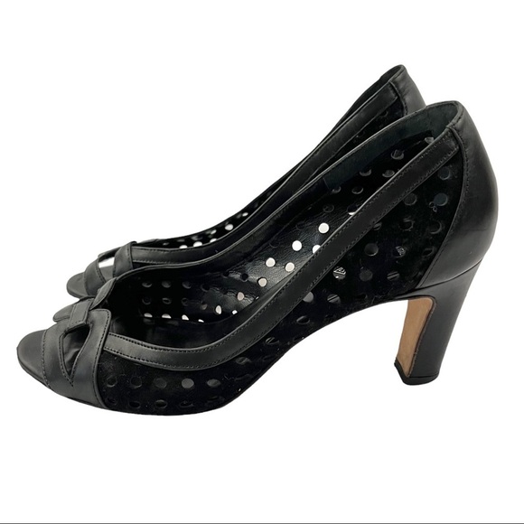 AQUATALIA Eyelet peep toe pumps - Picture 1 of 9